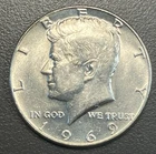 1969 D Kennedy Half Dollar / 40% Silver US Coin / 50 Cent Piece