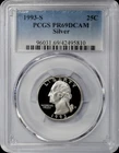1993‑S Washington Quarter • PCGS PR69DCAM • Silver Proof • Deep Cameo • KM#A195