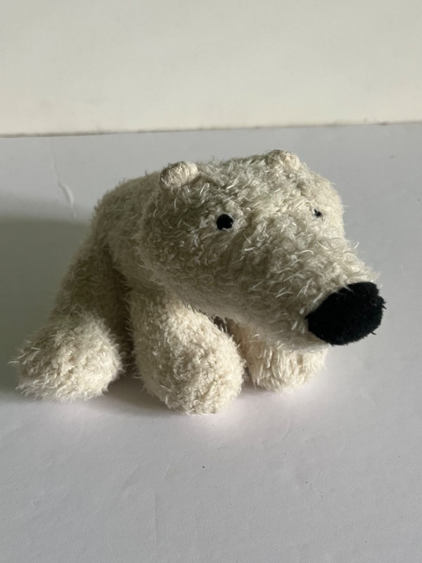 Ganz Webkinz Polar Bear HM116 Plush 8" White Terry Plush, No Code