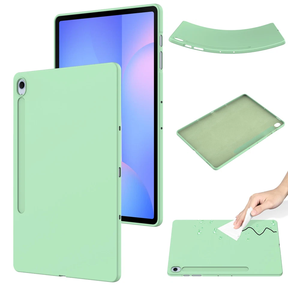 Scratch Resistant Shock Absorbing Portable Silicone Case for Samsung Tab S10 FE+ - Image 3 of 4