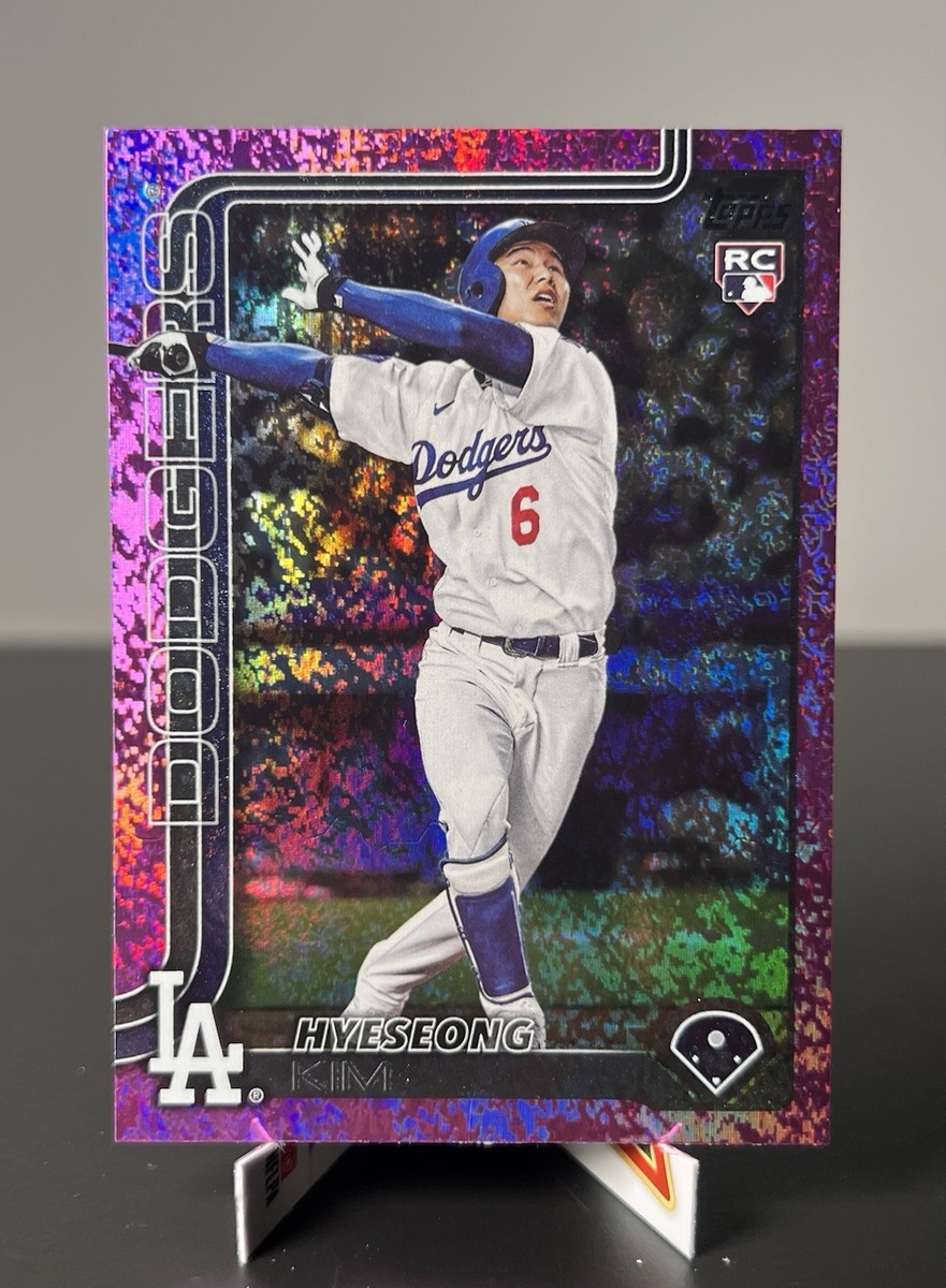 topps 2025 Hyeseong Kim キムヘソン レデンプションカード 2025 Topps Series 2 Hyeseong Kim #573 Pink Holo Foil SSP RC Los