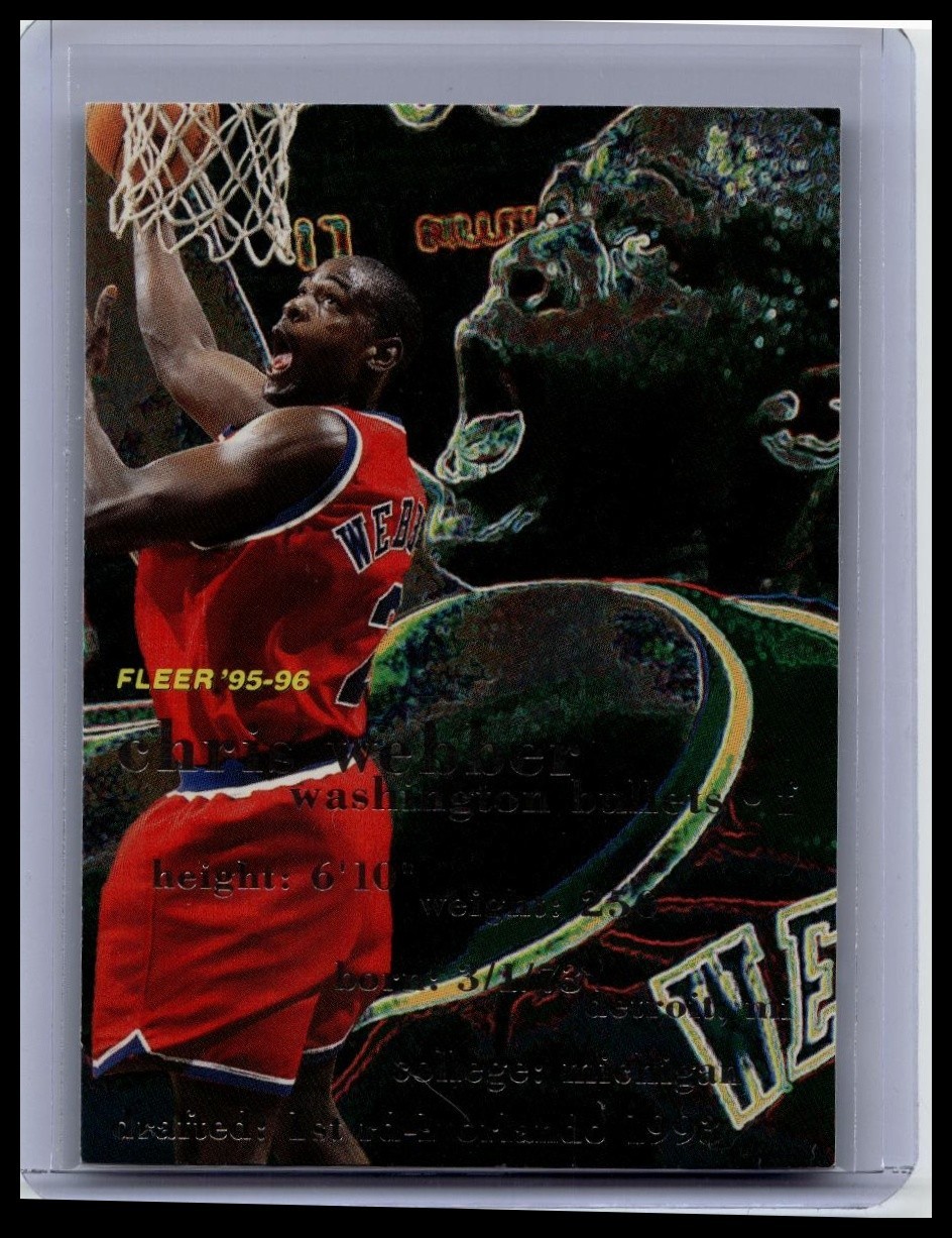 1995-96 Fleer - Chris Webber #197