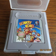 Donkey Kong (Nintendo GameBoy, 1994) Cartridge Ships w/clear dust free case