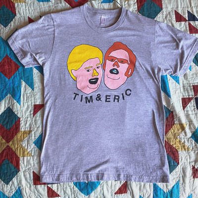 Tim And Eric Awesome Show Small Shirt - Vintage Tour Merch, Heidecker Adult Swim