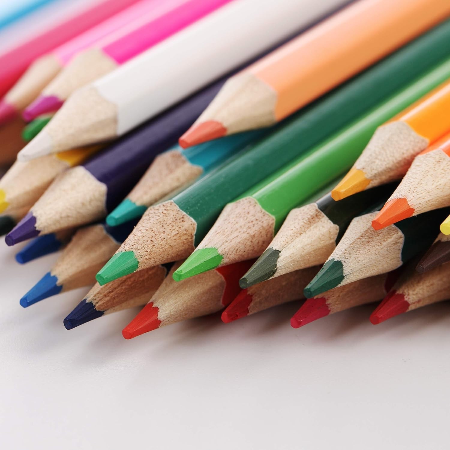 Fade-Resistant Colored Pencils Set - 36 Colors for Superior Blending & Shading