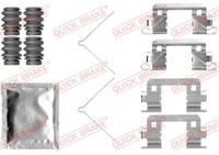 ZubehöRsatz Scheibenbremsbelag Quick Brake 109-1811 FüR Honda Jazz CR 3 Insight