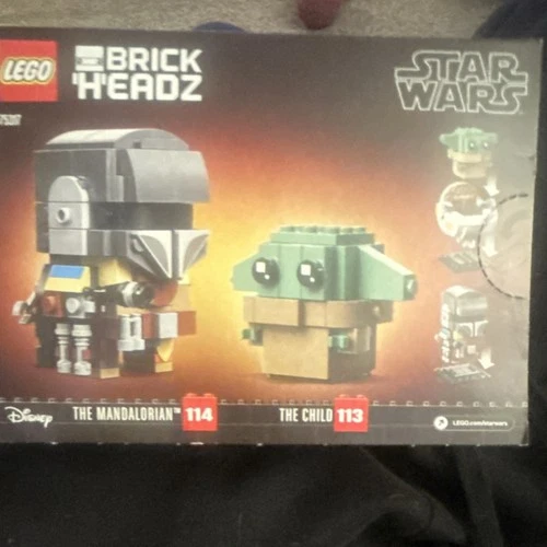 LEGO BrickHeadz Star Wars The Mandalorian & The Child Set 75317, 295 Pieces
