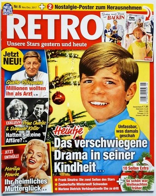 RETRO 2017 6 Heintje Marilyn Monroe Günter Pfitzmann Prinz Charles Dagmar Koller