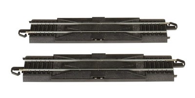 Bachmann Trains - Snap-Fit E-Z TRACK 9  STRAIGHT RERAILER (2/card) - STEEL AL...