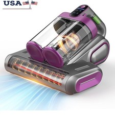 Cordless Mattress Vacuum Cleaner W/ UV-C Light HEPA Filter 16Kpa Suction Power