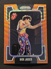 2025 Panini Prizm The Rolling Stones Prizms Orange Wave #35 Mick Jagger /259 2025 Panini Prizm The Rolling Stones Prizms Orange Wave #35 Mick Jagger /259