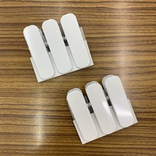 Kimono Clips 6 Large White Elastic Inner Used Japan