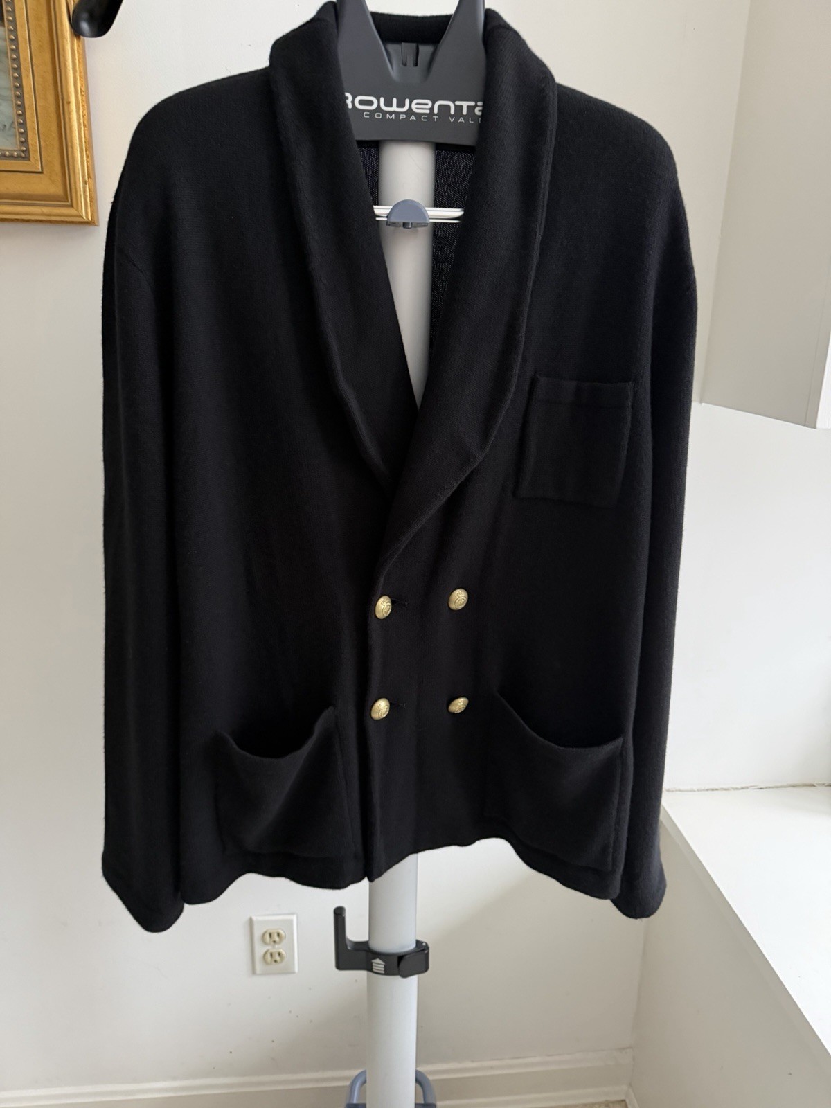 RL Purple Label Double Breasted Cashmere Black Men’s Blazer