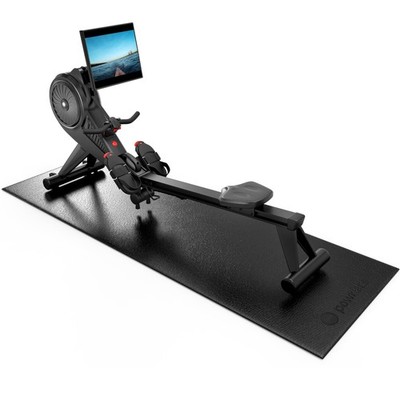 Rowing Machine Mat, Treadmill Mat for Carpet & Hardwood Floors - Rower Mat fo...