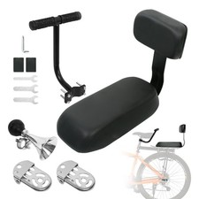 Child Bike Rear Seat Bike Back Seat with Backrest Child Bicycle Rear Seat Bic...