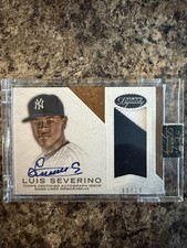 2016 Topps Dynasty Luis Severino Auto Patch Rookie /10 Yankees AP-LS1