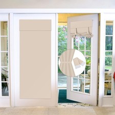 Affordable Blackout Curtain for French Door Single Panel with Clean Lines