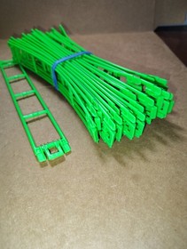 24 K'NEX GreenRoller Coaster Track Pieces 8" Straight Micro Part KNEX