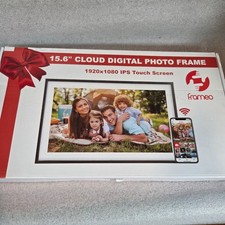 Frameo Large 15.6 Inch Digital Picture Frame 32GB WiFi Memory Cloud - Black