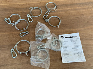 Manfrotto Steel Safety Cable for Overhead Lights etc.
