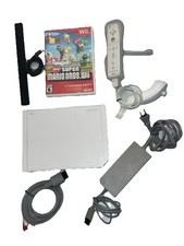 Nintendo Wii RVL-001 Console Bundle w/ Remotes, Nunchuks, Super Mario Bros
