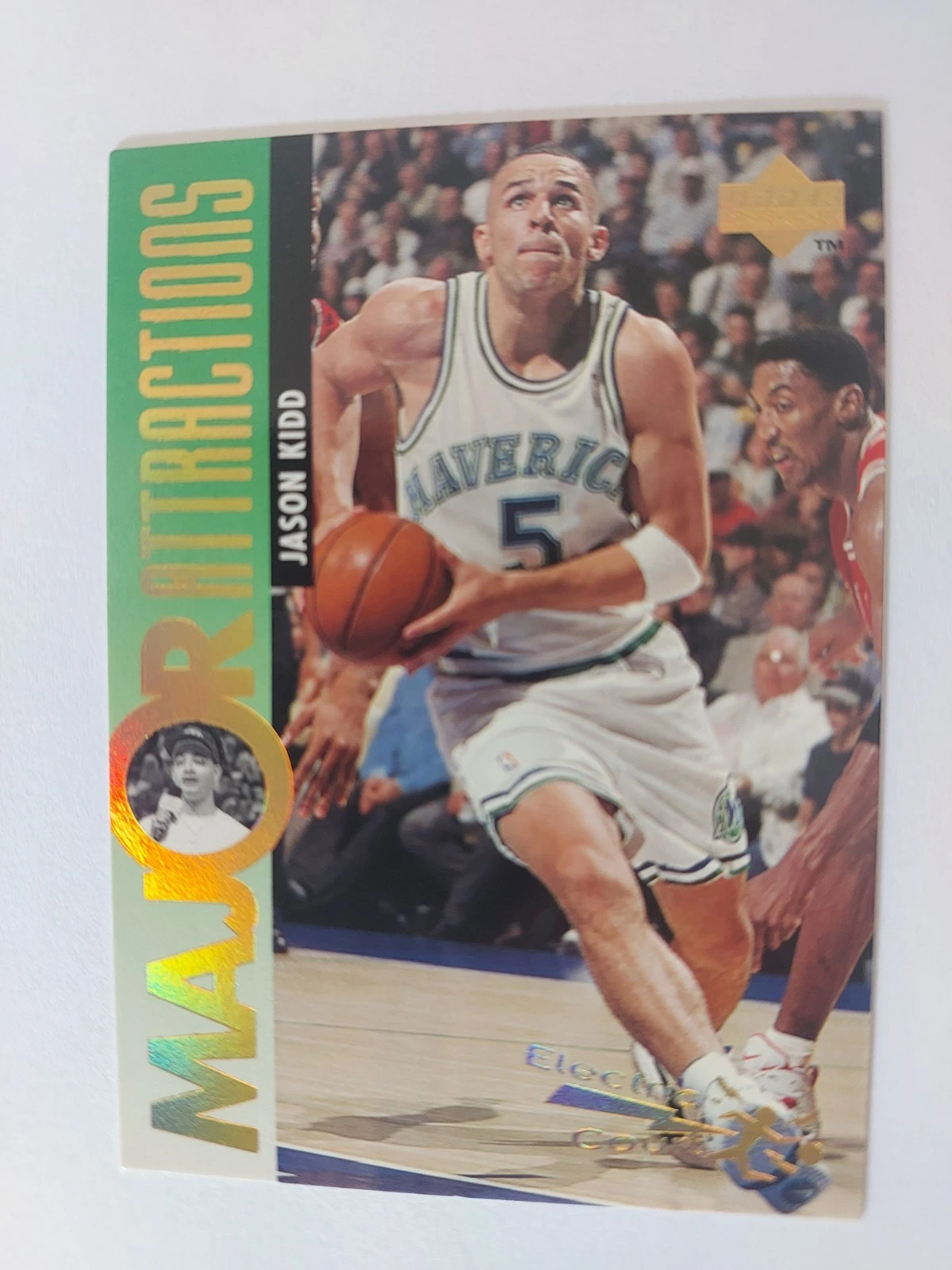 1995 Upper Deck Basketball Major Attractions Jason Kidd #340 SGC 9