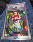 PSA 9 2024 Select #218 Drake Maye New England Patriots Red & Yellow Shock RC