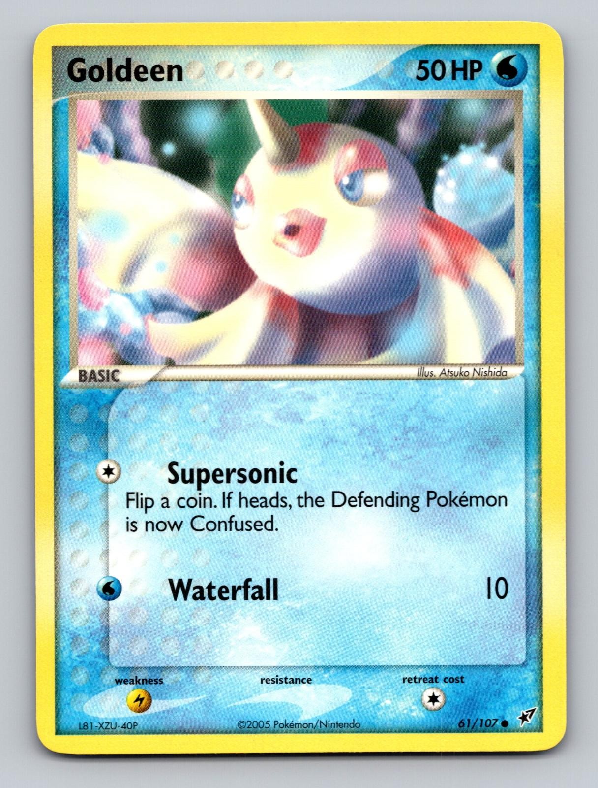 Goldeen 61/107 Common Deoxys Pokemon NM