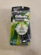 Gillette Mach 3 Sensitive Disposable Razor 6 Count - Green