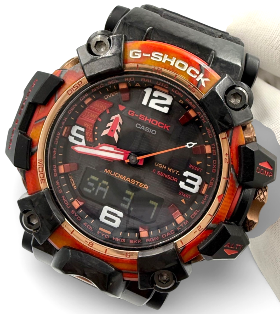 Casio G-Shock Mudmaster 40th Flare Red GWG-2040FR-1AJR Solar Radio