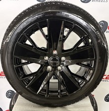 Jeep Wagoneer S 20 Oem Gloss Black Takeoff Wheels And Tires