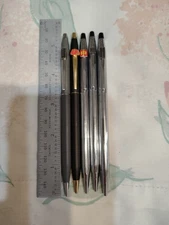 Cross Lot Of 5 Ball Pens & Pencil Made In USA Non Working For Repair