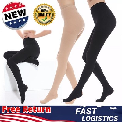 Women's Varicose Vein Compression Stockings High Waist Pantyhose 20-30 mmHg US