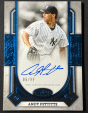 2024 Topps Tier One Andy Pettitte Prime Performers Autograph Blue Auto #09/99