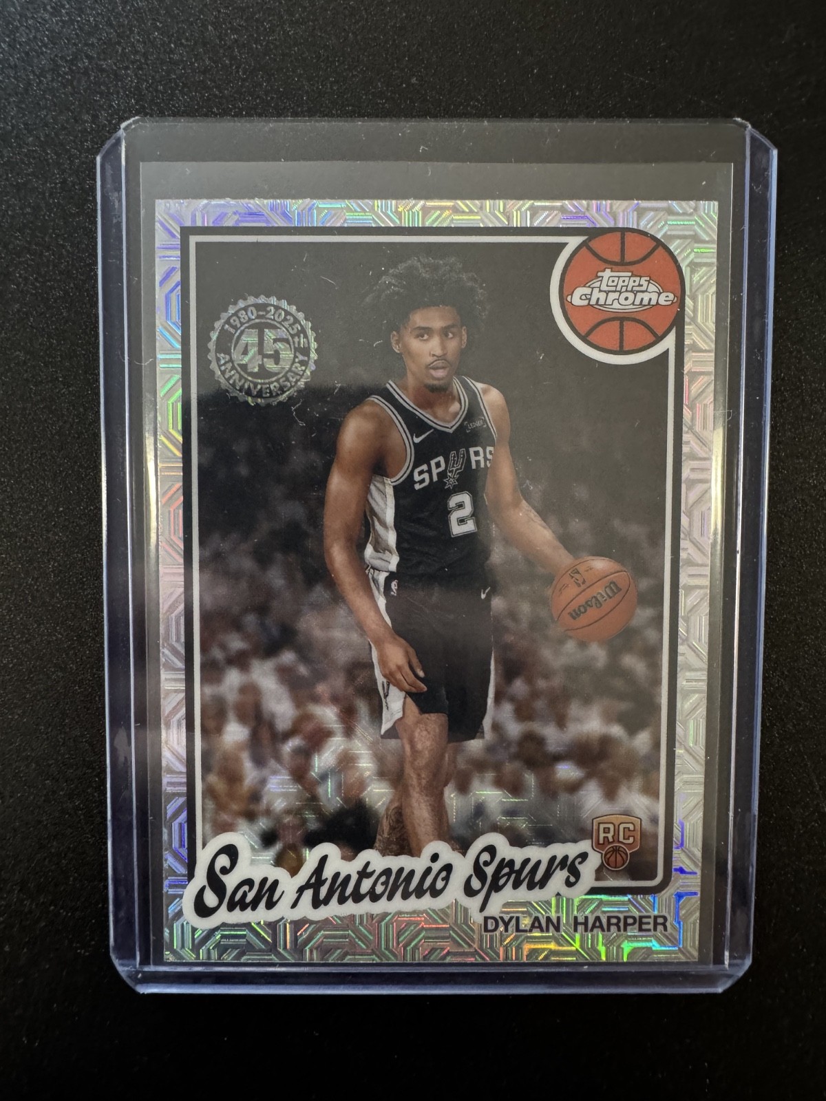 DYLAN HARPER 2025-26 TOPPS CHROME SILVER PACK ROOKIE 1980 45TH