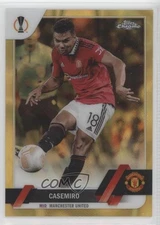 2022-23 Topps Chrome UEFA Club Competitions Gold Lava Refractor Casemiro #64