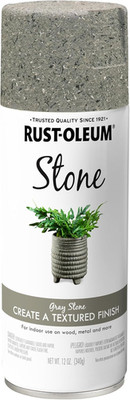 7992830 Stone Creations Spray Paint, 12 Oz, Gray Stone