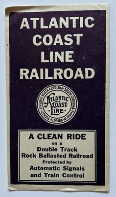 Atlantic Coast Line RR 1944 Travel Envelope + St Michaels Bank Check