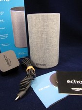 Amazon Echo Smart Speaker (2nd Gen) - Grey Fabric - Unused