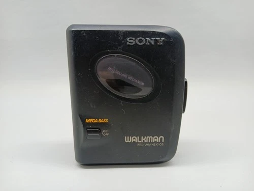 Sony Walkman WM-EX102 Cassette Player Mega Bass AVLS FOR PARTS REPAIR
