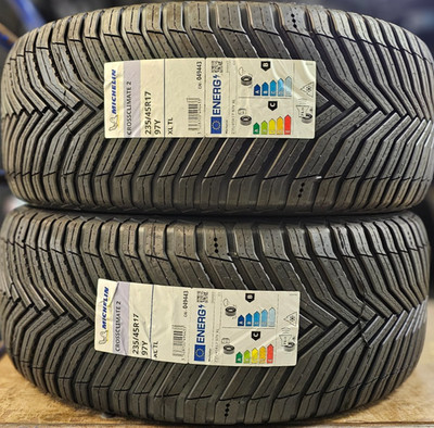 2X NEW MICHELIN CROSSCLIMATE 2 235/45 ZR17 XL 97Y 235 45 17 ALL