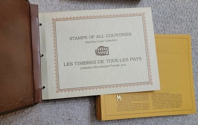 Stamps Of All Countries Volume 1, FDC Album, 100 Country Pages, NOS, 1980 Unused