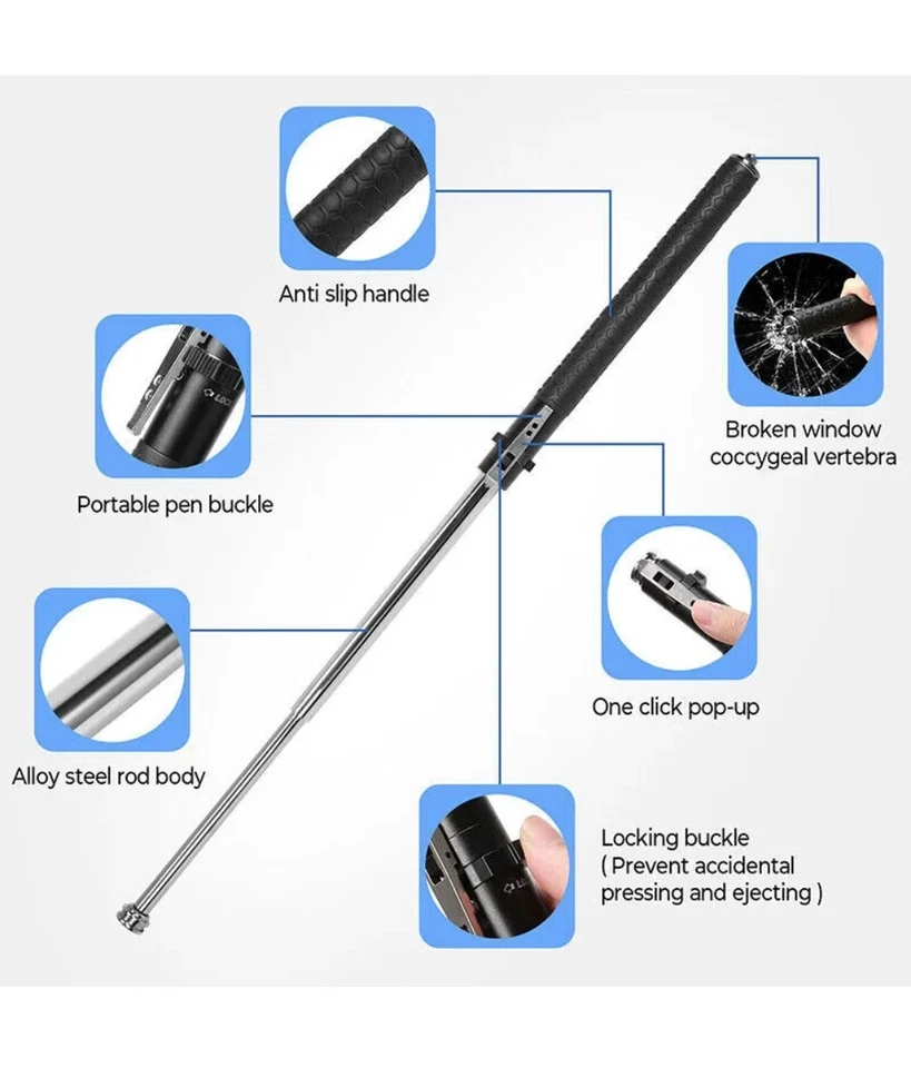 Выдвижная выдвижная палочка 26 дюймов - Изображение 3 из 4