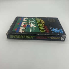 10-Yard Fight Nintendo NES 5-screw Black Box Hangtab Sleeve Foam Tested Case