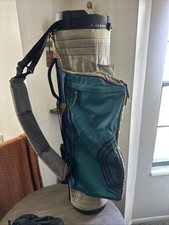 Vintage Sun Mountain Front 9 Style Carry Golf Bag 4 Way Single Strap