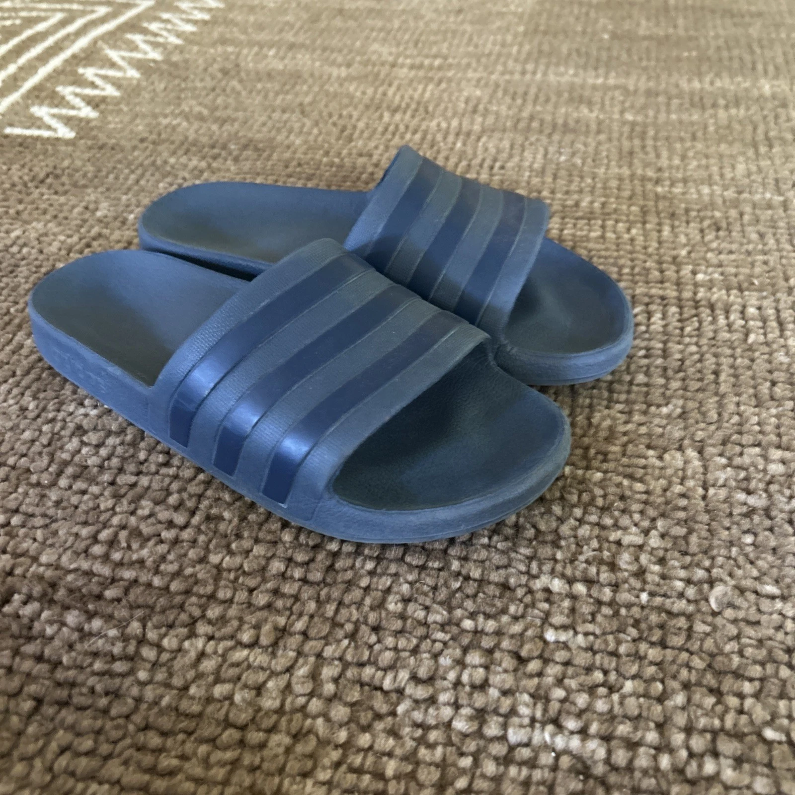 slide adidas blu uomo taglia 7 ottime condizioni