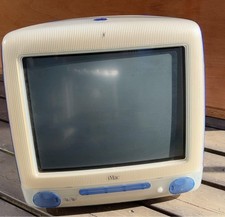 Apple iMac G3 Clear Blue Retro Desktop PC Vintage Design M8490J/A Tested