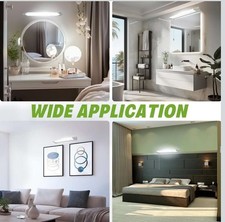 Luxvista 7W LED Bathroom Mirror Light with Pull Cord Switch, IP44 Waterproof