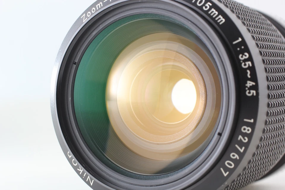 [Casi COMO NUEVA] Nikon FM plateada 35 mm SLR cámara fotográfica Ai-s 35-105 mm lente de JAPÓN Foto 3 de 4