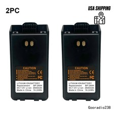 2x 2600mAh Battery BP-280 For IC-F1000 F1000D F2000 F2000D F1000S Radio